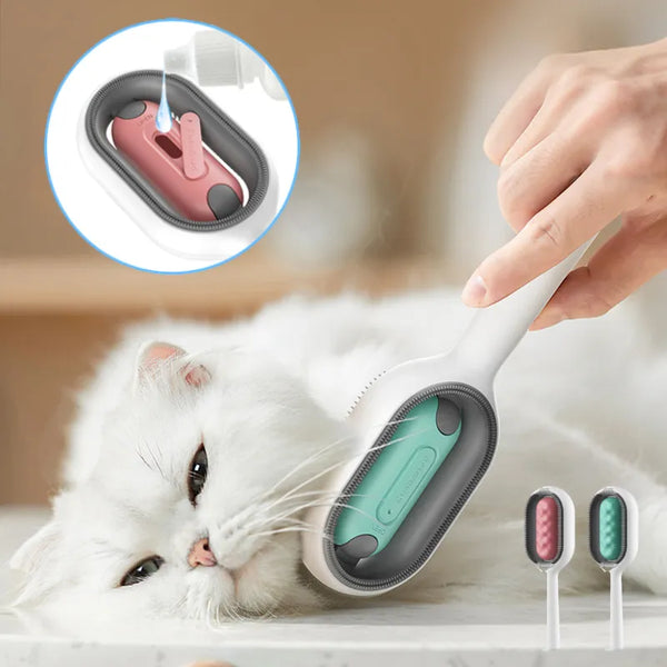 Escova Pet 3 em 1 - escova para gatos/cachorros.