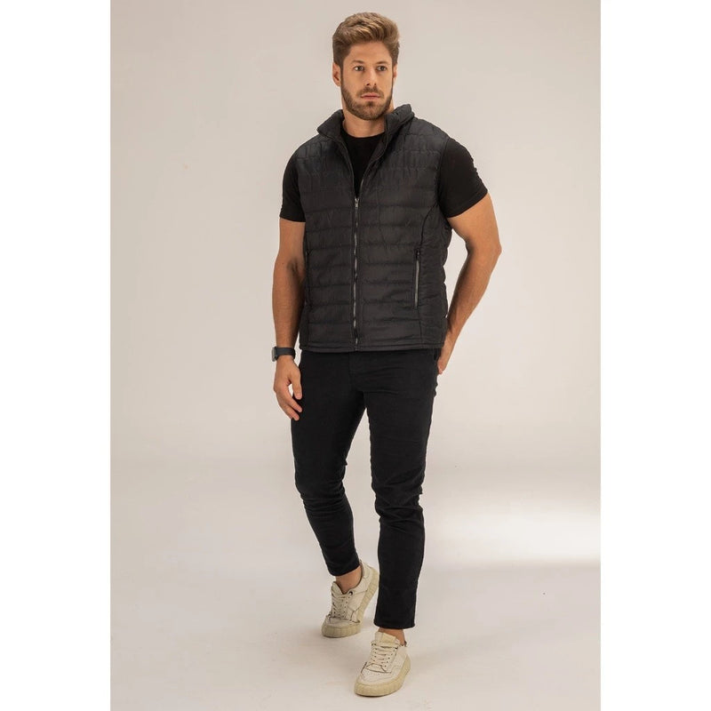 Colete Masculino Puffer Impermeável e Versátil!